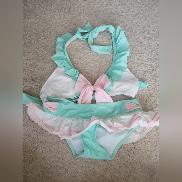 Hot Topic 2 Piece Pastel Sailor Swim Set - Picture 10 of 11
